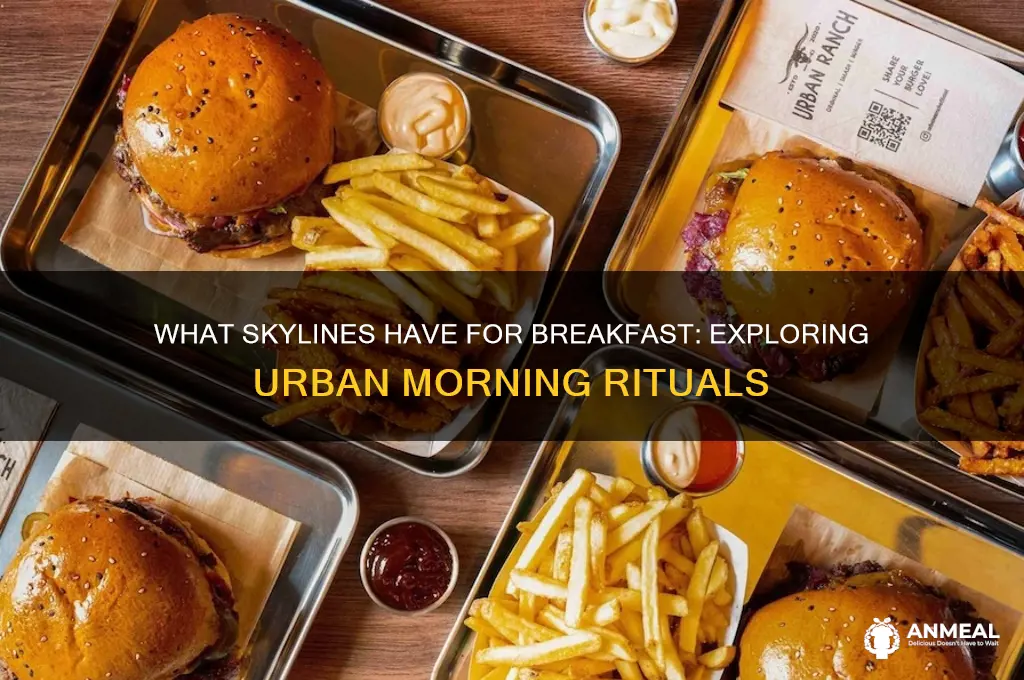 what skylines have breakfast