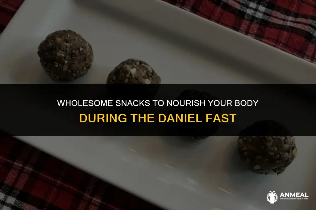 what snacks can i have on the daniel fast