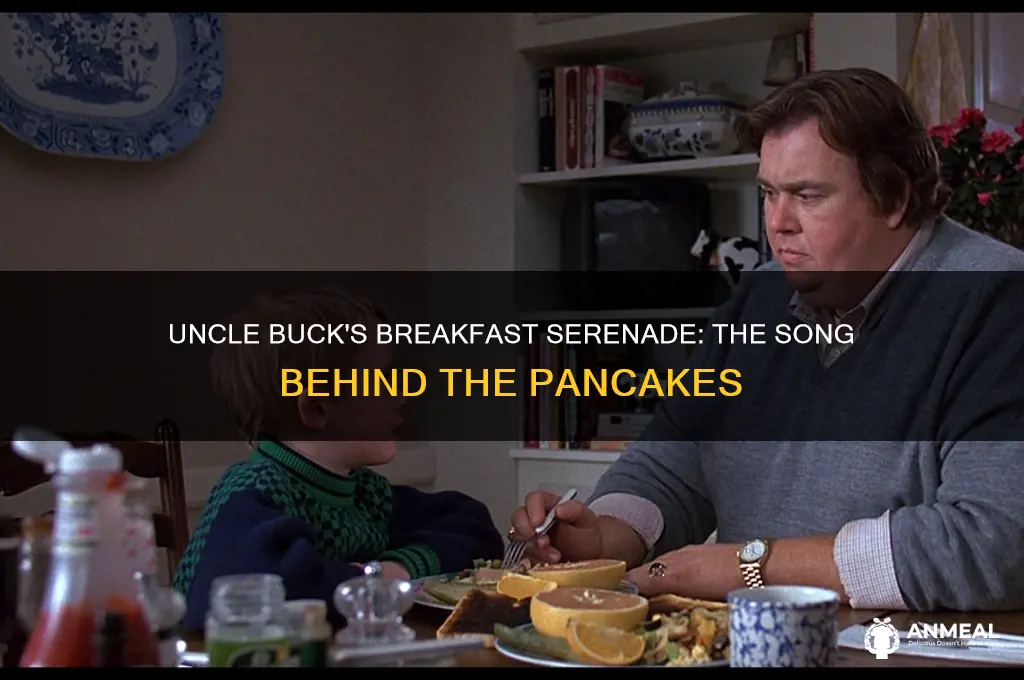 what song did uncle buck sing while making breakfast