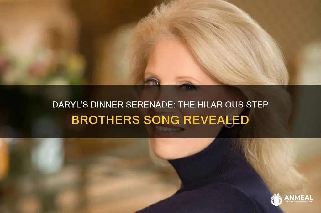 what song does daryl sing at dinner step brothers