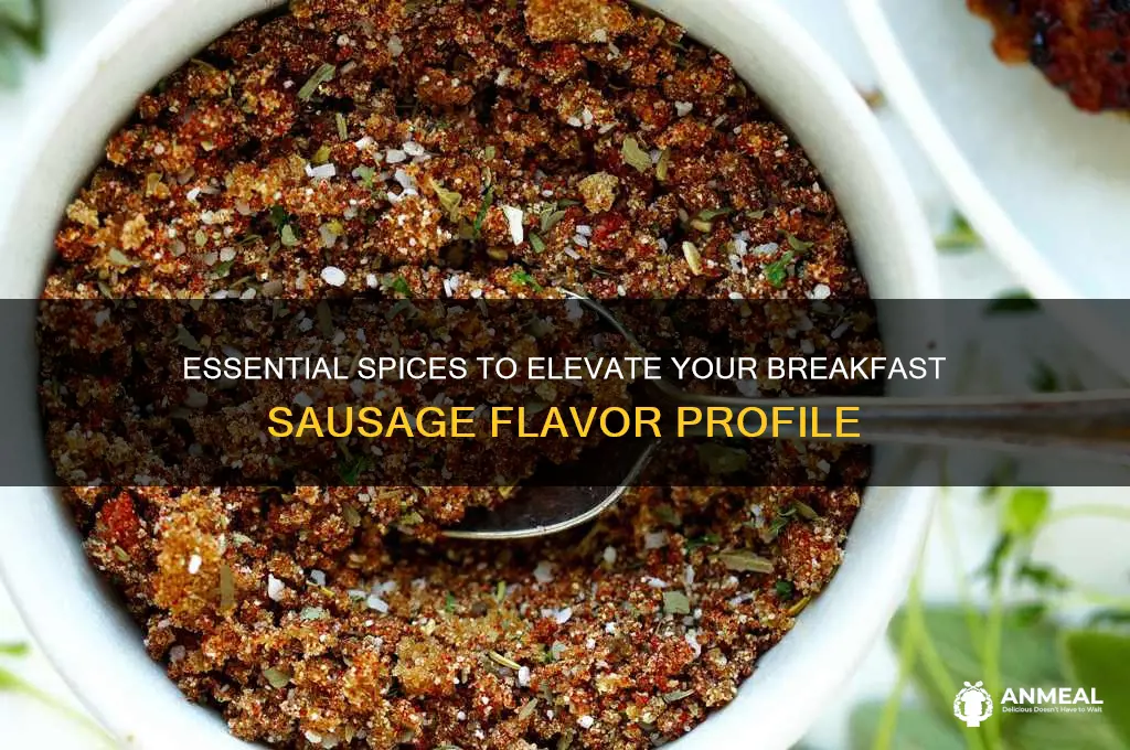 what spices are used in breakfast sausafe