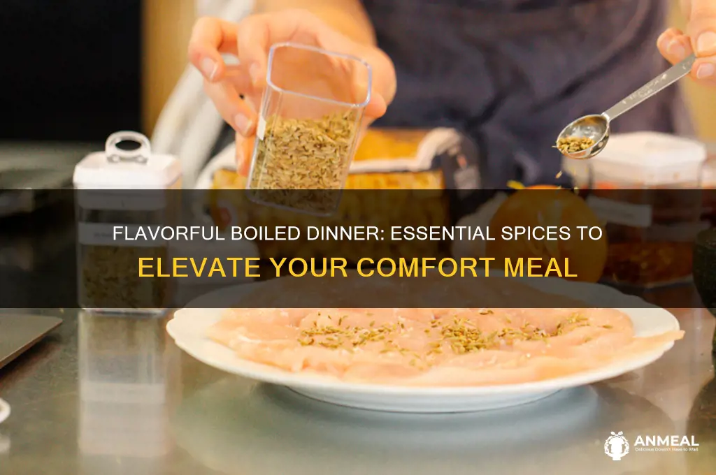 what spices do you put in boiled dinner