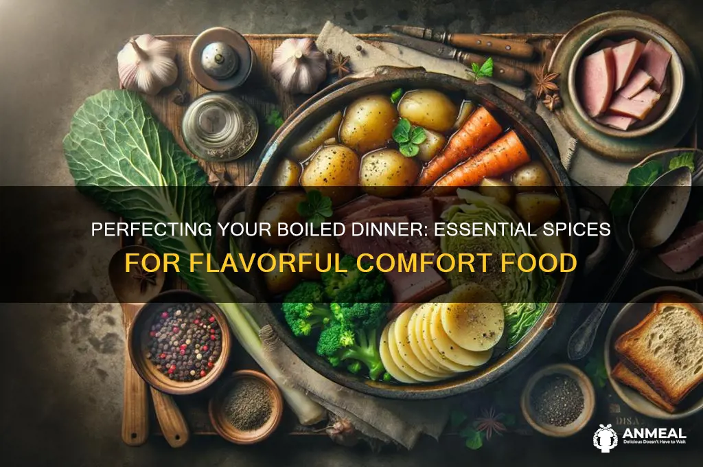what spices go in boiled dinner