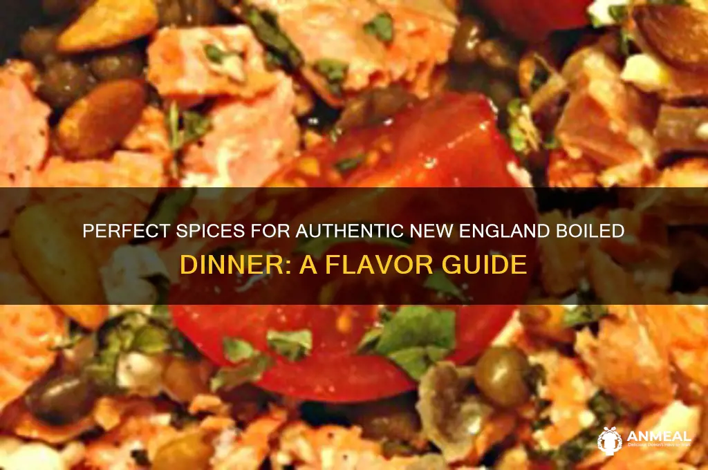 what spices should i use for new england boled dinner