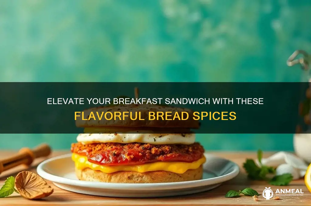 what spices to add to breakfast sandwich bread
