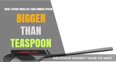 The Perfect Middle: Identifying Spoons Between Teaspoon and Dinner Spoon