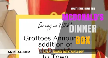 Discover Which States Offer McDonald's Dinner Box on the Menu