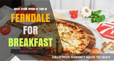 Early Breakfast Spots in Ferndale: Stores Opening at 7 AM