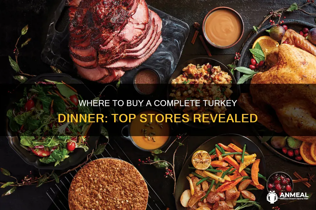 what stores nsell complete turkey dinner