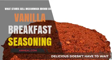 Where to Buy McCormick Brown Sugar Vanilla Breakfast Seasoning