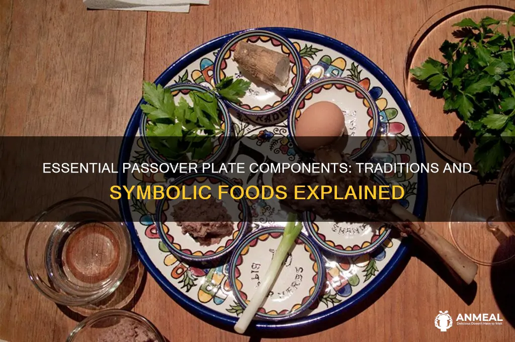 what suppoes to be on a plate on passover dinner