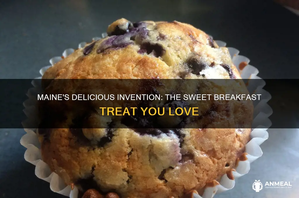what sweet breakfast food was invented in maine