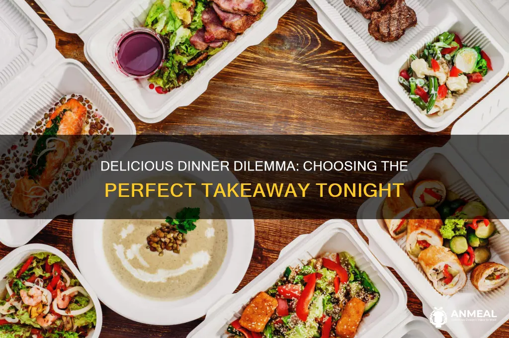 what takeaway do i want for dinner