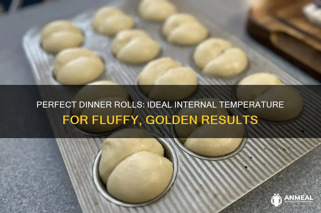 what temp should dinner rolls be when done