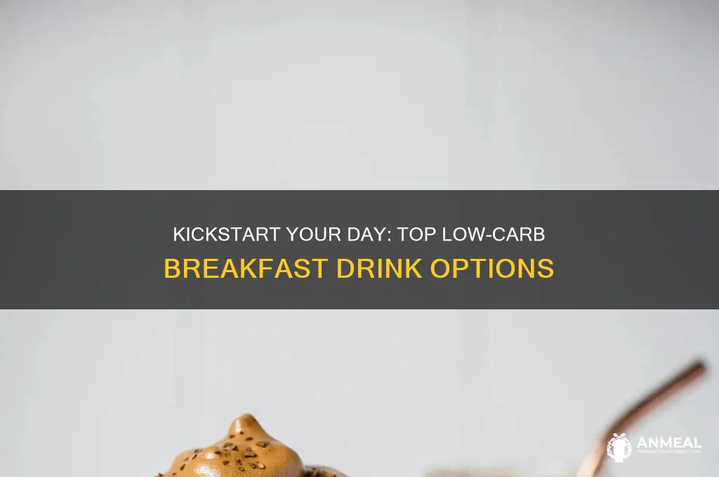 what the best low carb breakfast drink