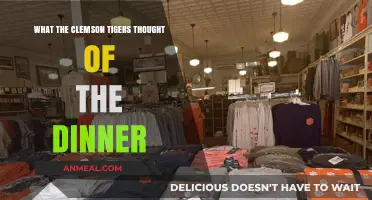 Clemson Tigers Share Candid Thoughts on the Dinner Experience