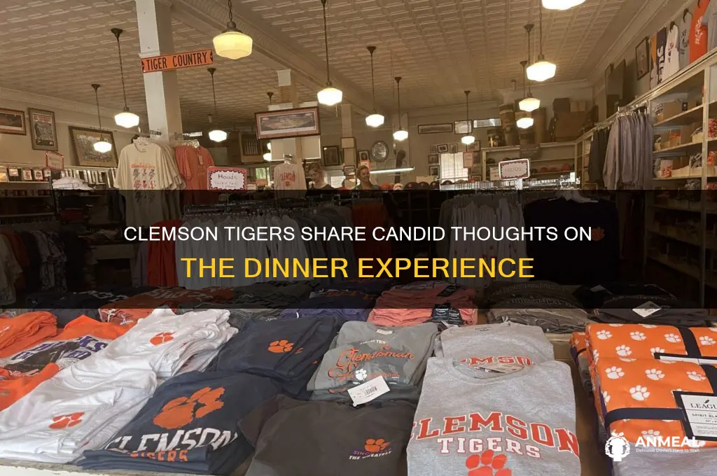 what the clemson tigers thought of the dinner