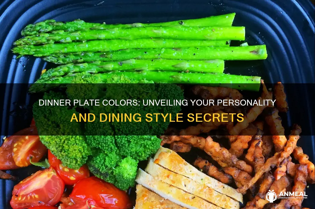 what the color of your dinner plates say about you