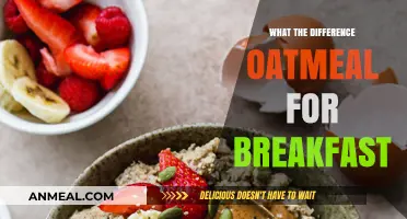Oatmeal for Breakfast: Uncovering the Nutritional Differences and Benefits