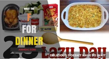 What the F for Dinner? Quick, Easy, and Delicious Meal Ideas