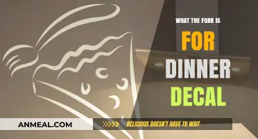 What the Fork is for Dinner Decal: Fun Kitchen Decor Ideas