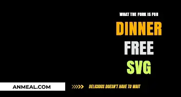 What the Fork is for Dinner? Free SVG Download Guide