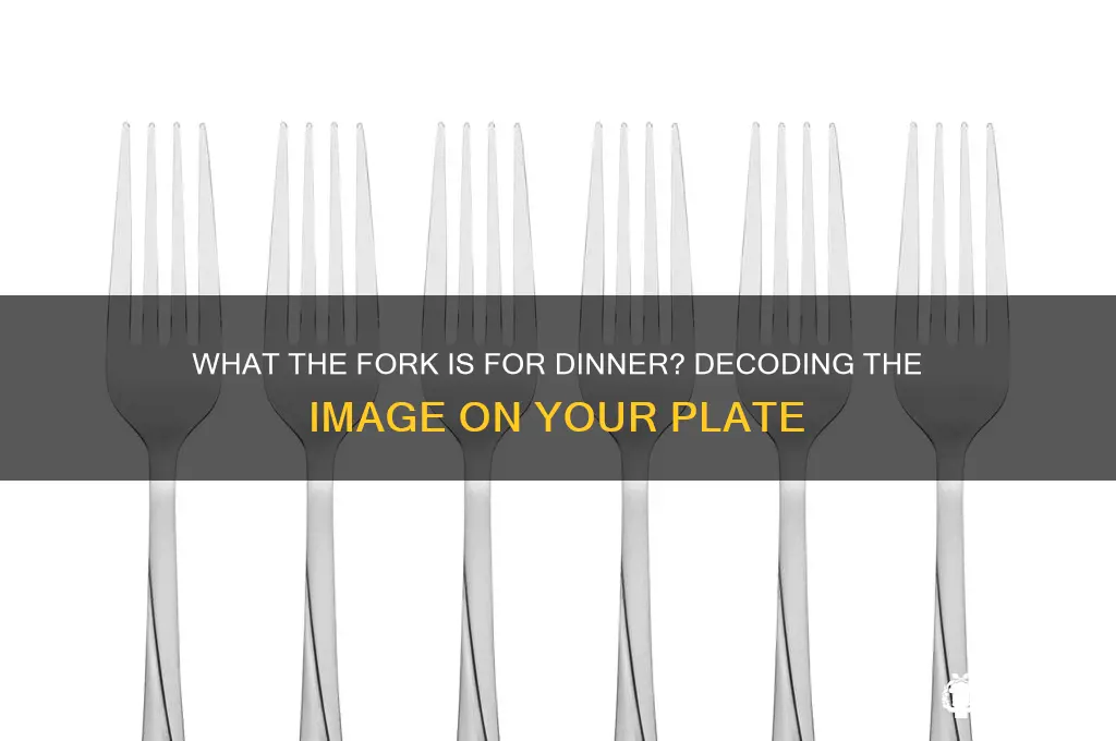 what the fork is for dinner image