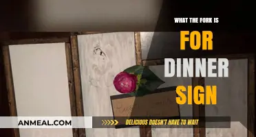 What the Fork is for Dinner? Fun Sign Ideas to Spice Up Your Kitchen