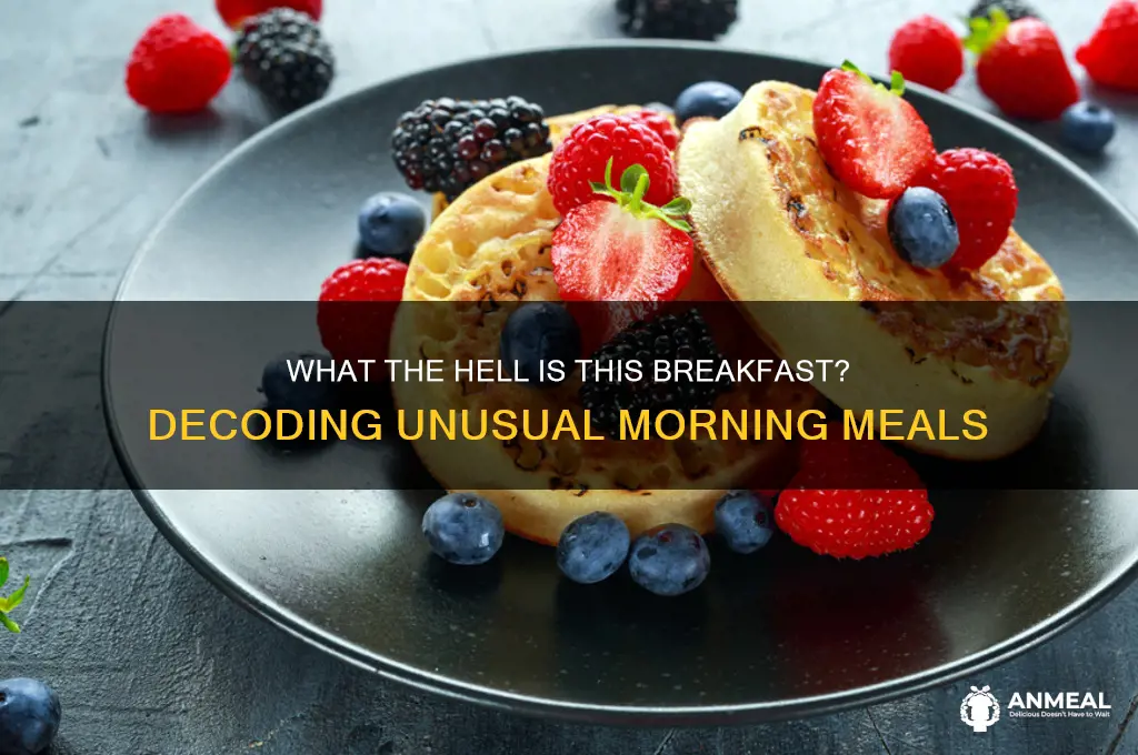 what the hell is this breakfast
