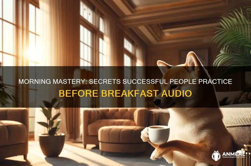 what the most successful people do before breakfast audio