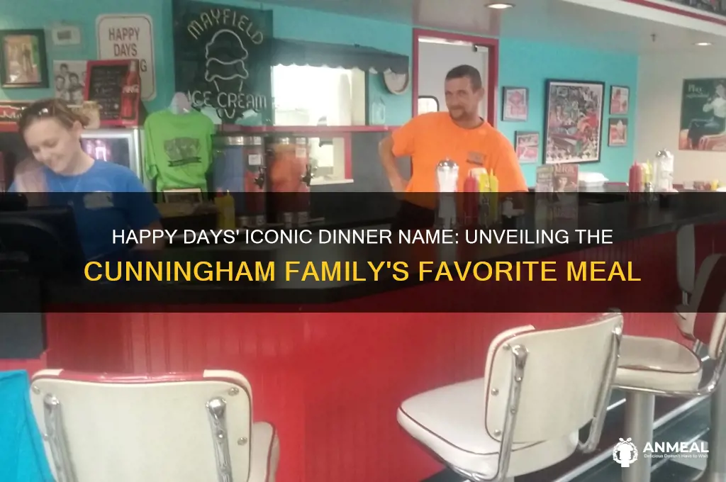 what the name of the dinner in happy days