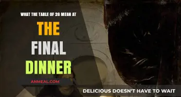 The Symbolic Meaning Behind the Table of 26 at the Final Dinner