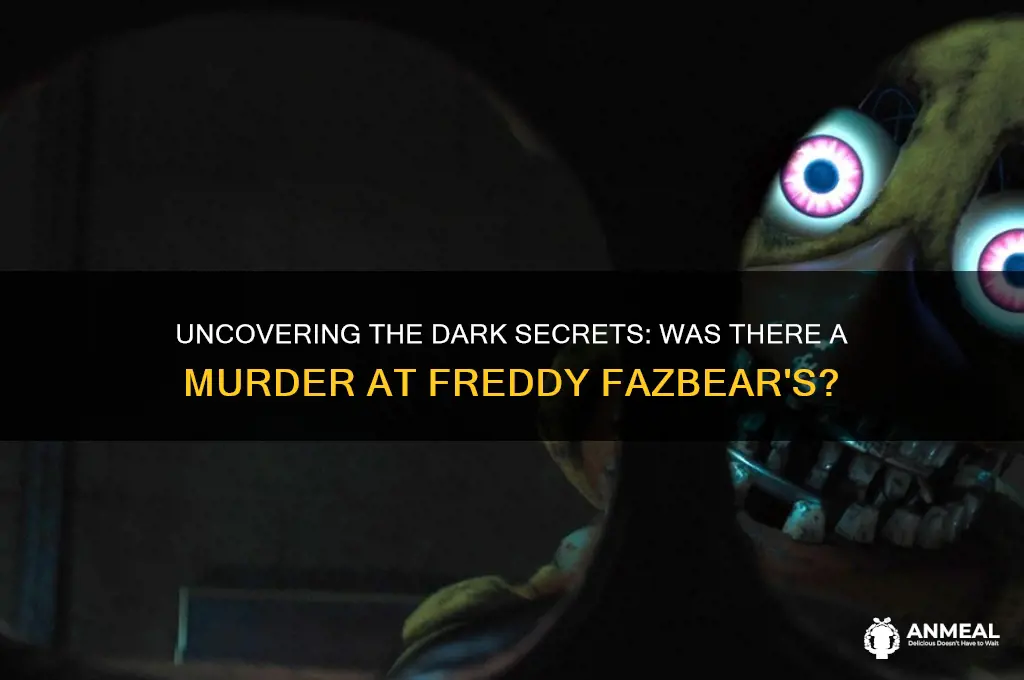 what there a murder at freddy fazbears dinner
