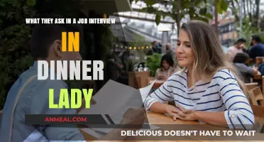 Dinner Lady Interview Questions: What to Expect and How to Prepare