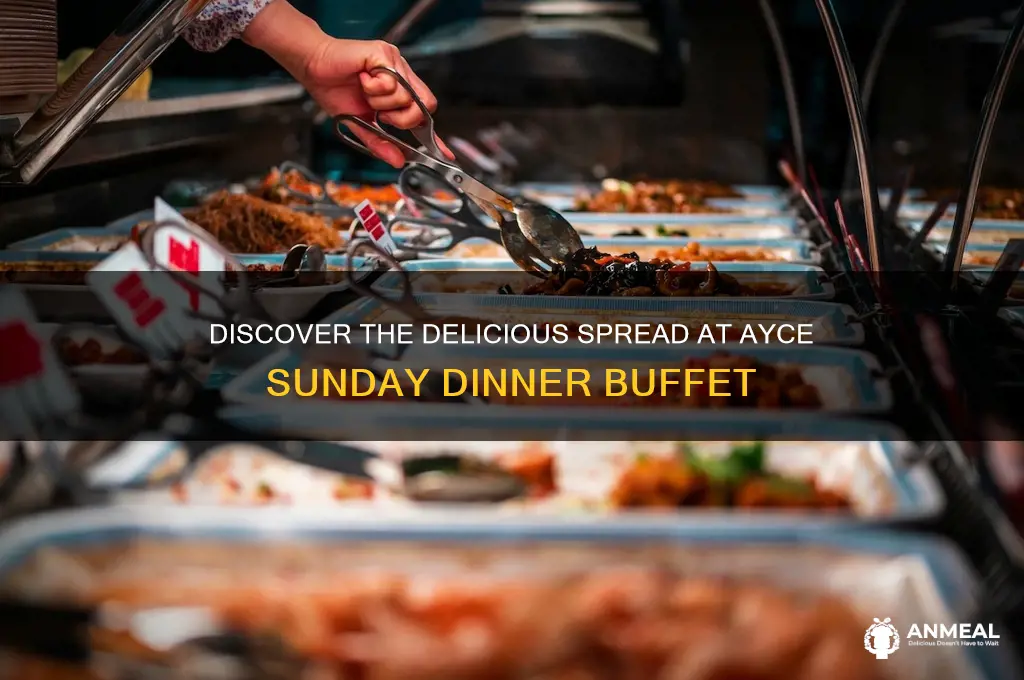 what they have in ayce sunday dinner buffet
