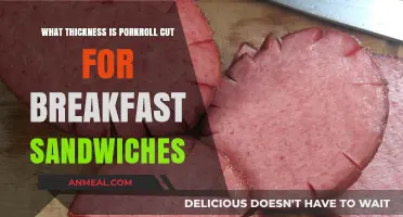 Perfect Pork Roll Thickness for Delicious Breakfast Sandwiches Revealed
