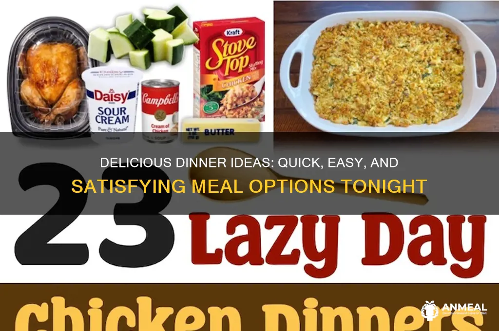 what ti have for dinner