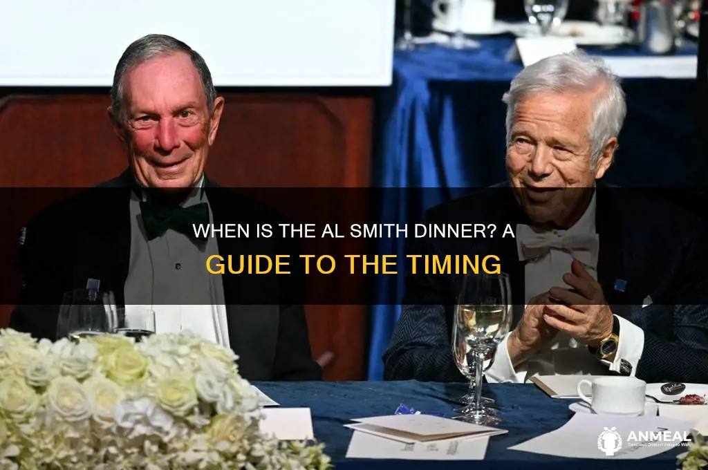 what time al smith dinner