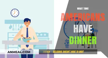 When Do Americans Eat Dinner? Exploring Typical Evening Meal Times