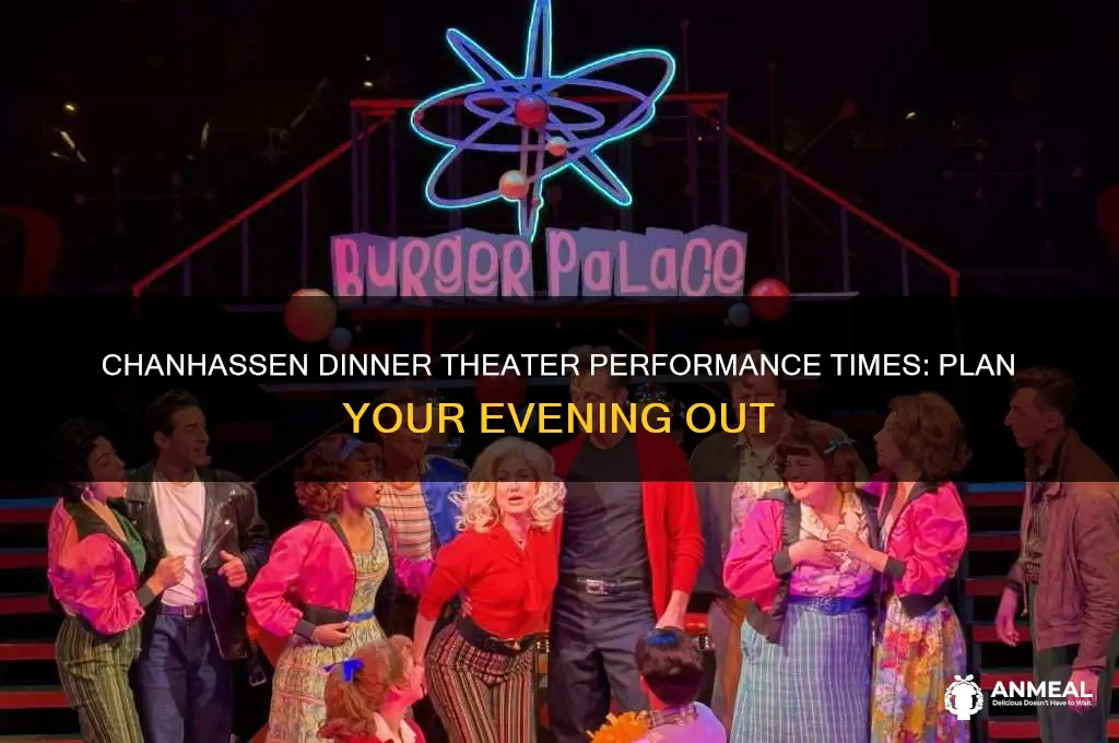 what time are the performances at chanhassen dinner theater