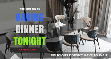 Perfect Timing: Planning Tonight's Dinner Schedule for a Cozy Evening