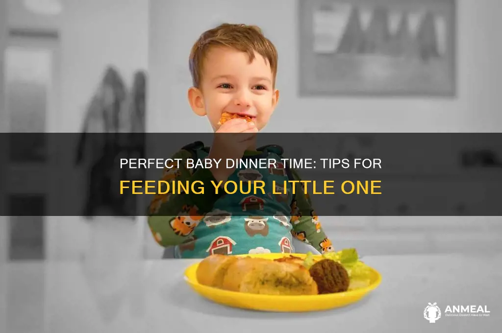 what time dinner for baby