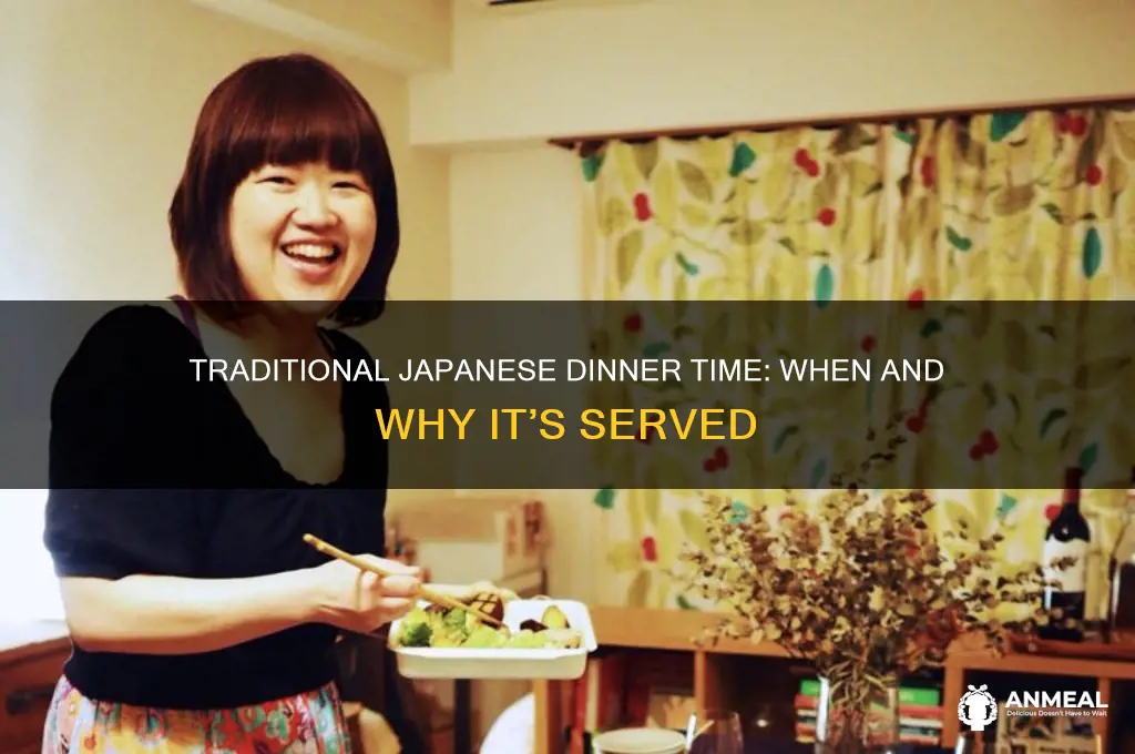 what time dinner in japan