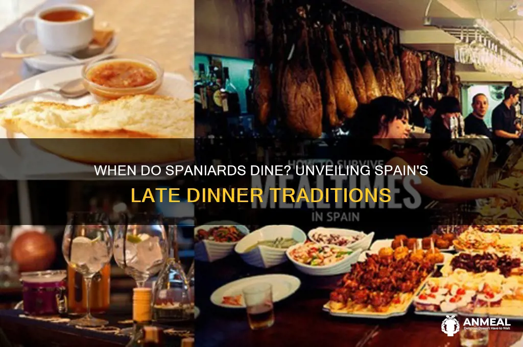what time dinner in spain