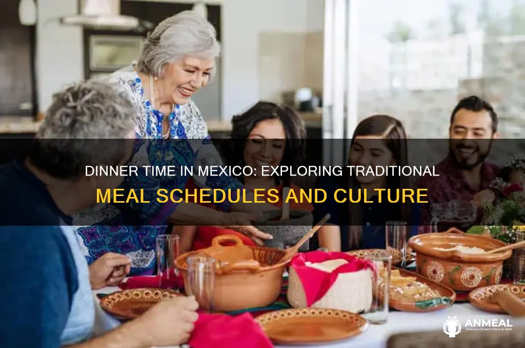 what time dinner mexico