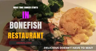 Bonefish Grill Dinner Hours: When Does Dinner Service Begin?