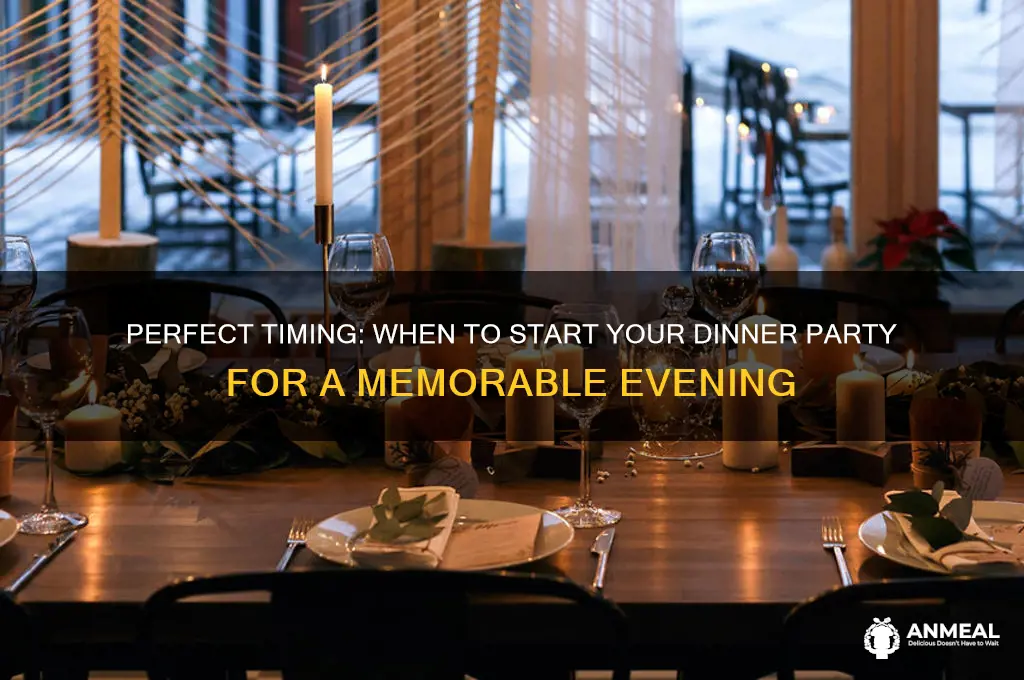 what time do dinner parties start