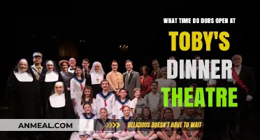 Toby's Dinner Theatre Doors Open Time: What You Need to Know