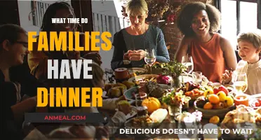 When Do Families Gather for Dinner? Exploring Evening Meal Times
