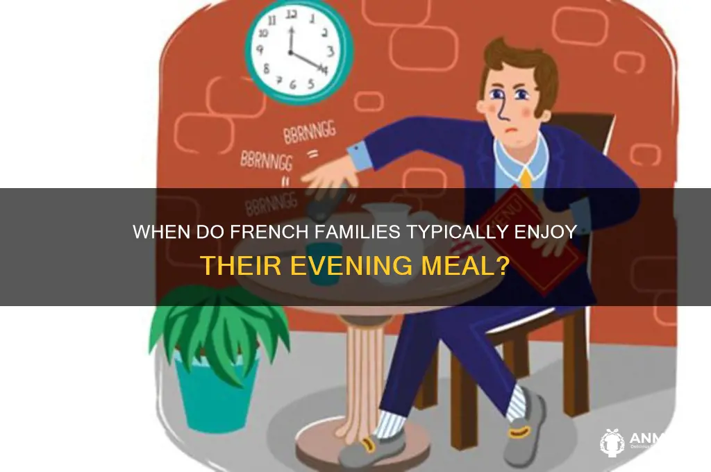 what time do french people have dinner